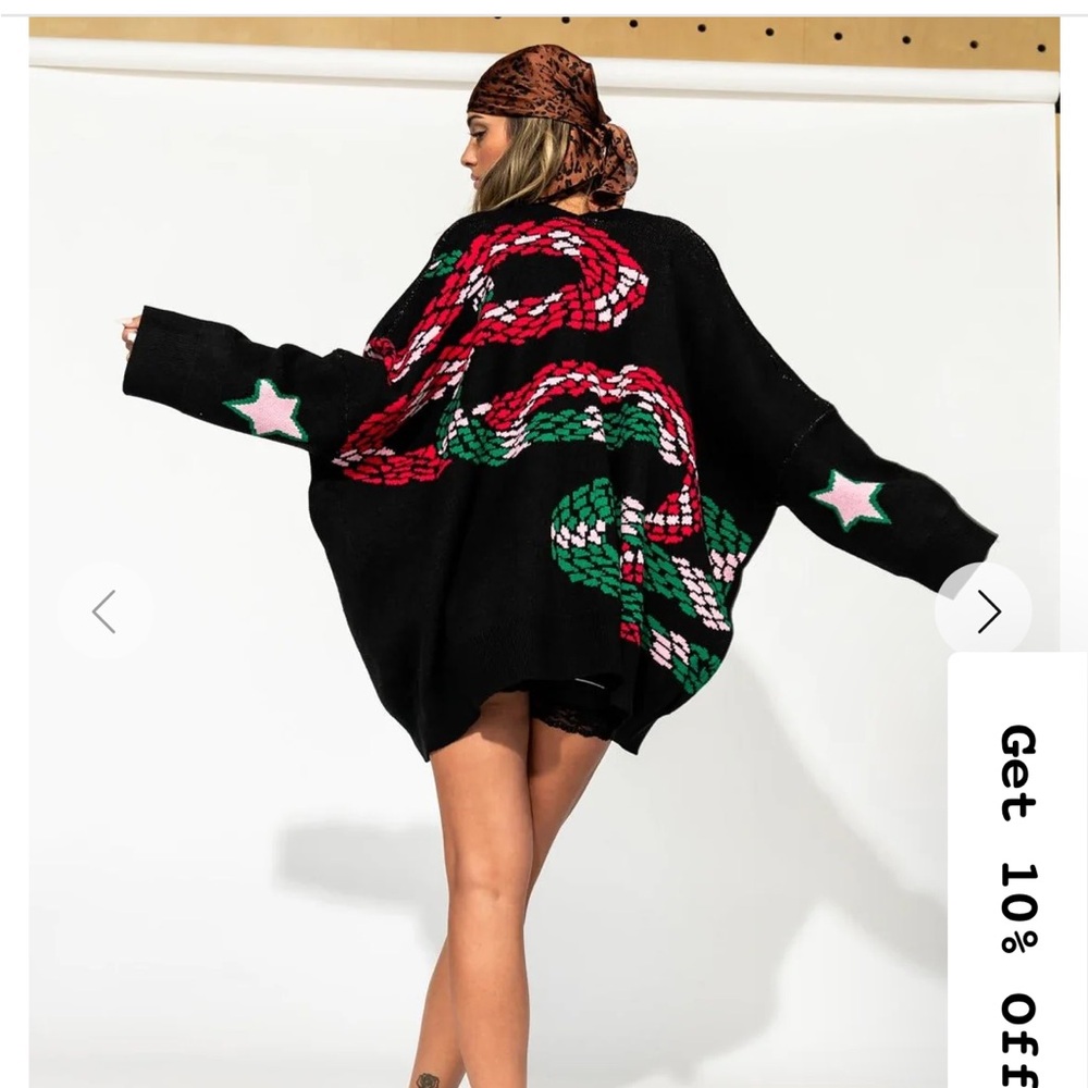 Dressed in LaLa snake cardigan